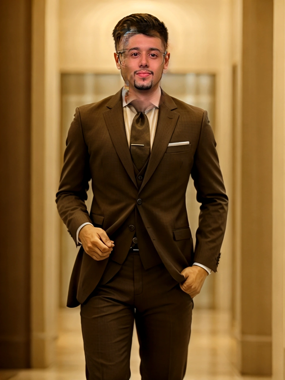 Well dressed man in business place