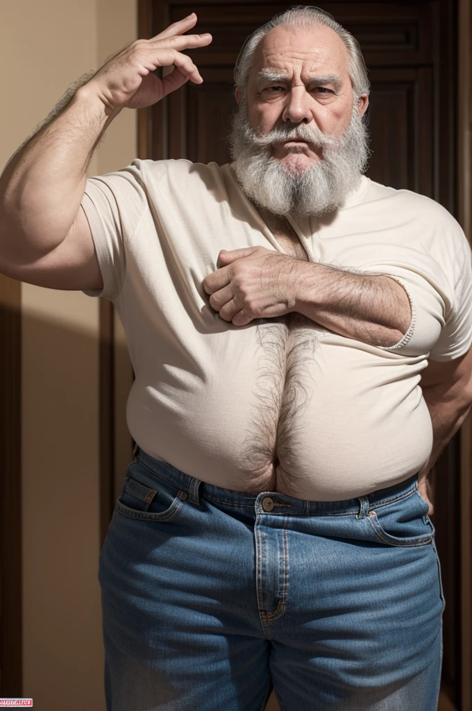 mature old grandpa, tough, fat, plump, bulging crotch, evil drunk ugly pervert, hairy, dirty, smell, white, european, y, masterpiece, expert artist, professional studio, best quality, intricate details