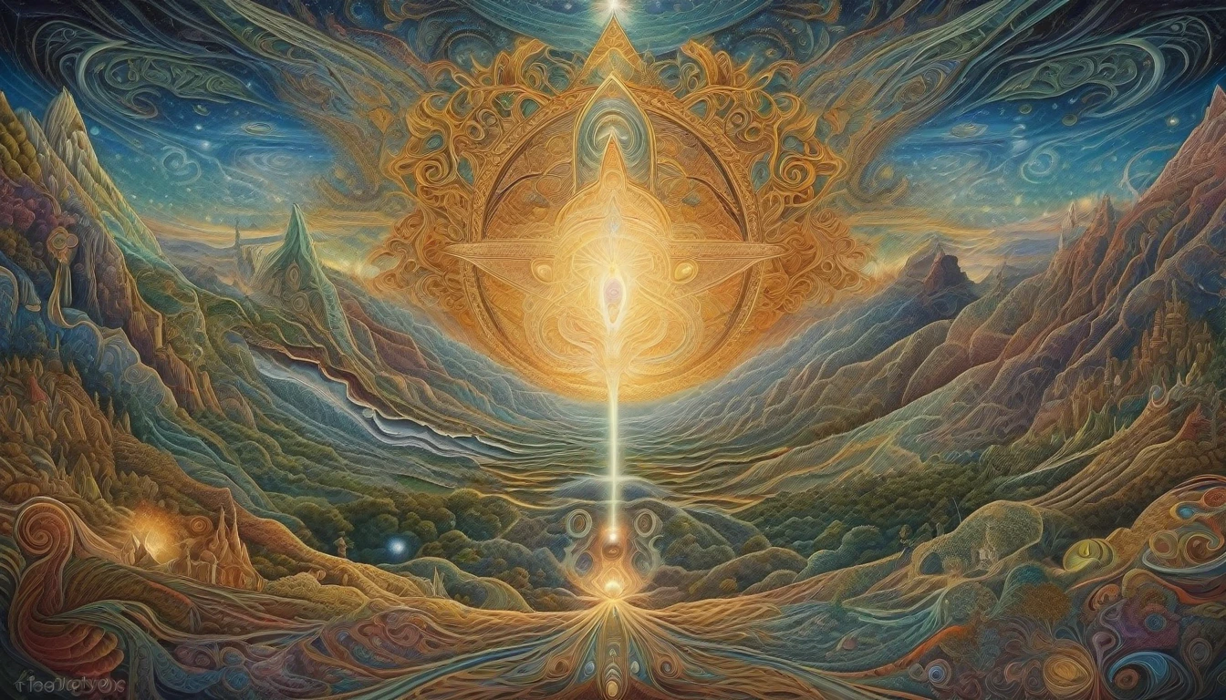 UNIVERSE, SURREALISM, THIRD EYE, extremely detailed, high quality, highly detailed,Amanda Sage style