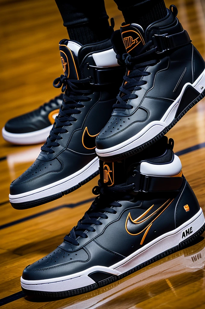 Logo of the brand of high-top basketball shoes "Force dynamique Gervais" the name "Gervais must be incorporated into the logo and shoes. Le logo doit être le représentation de dynamique et force.
My request is imagine the logo I want the logo of this shoe the logo just the logo
