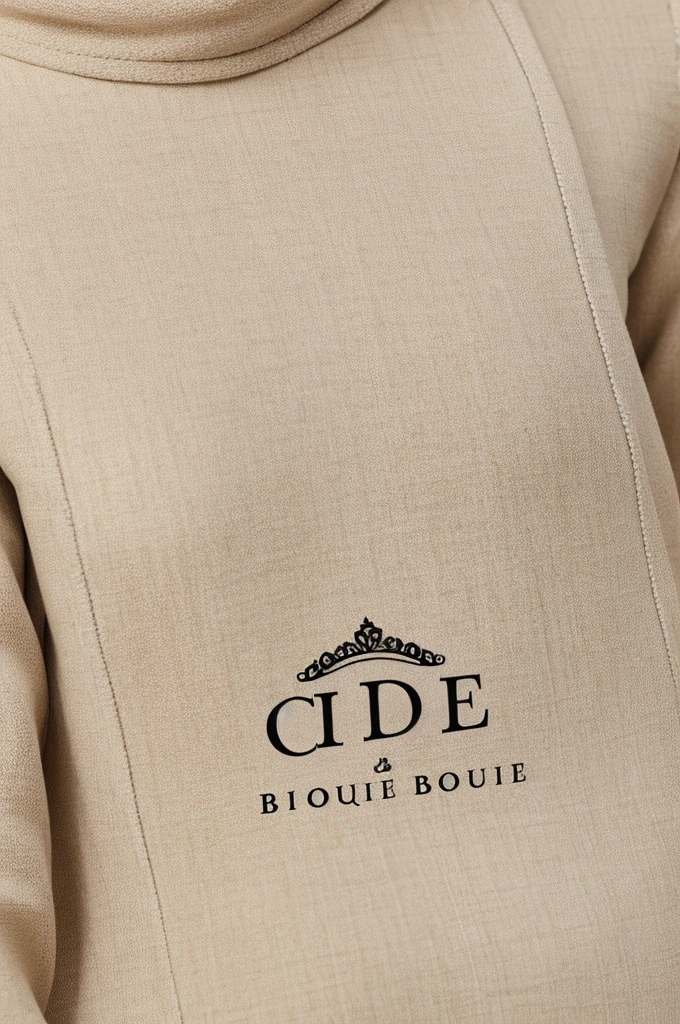 An elegant boutique branded clothing logo