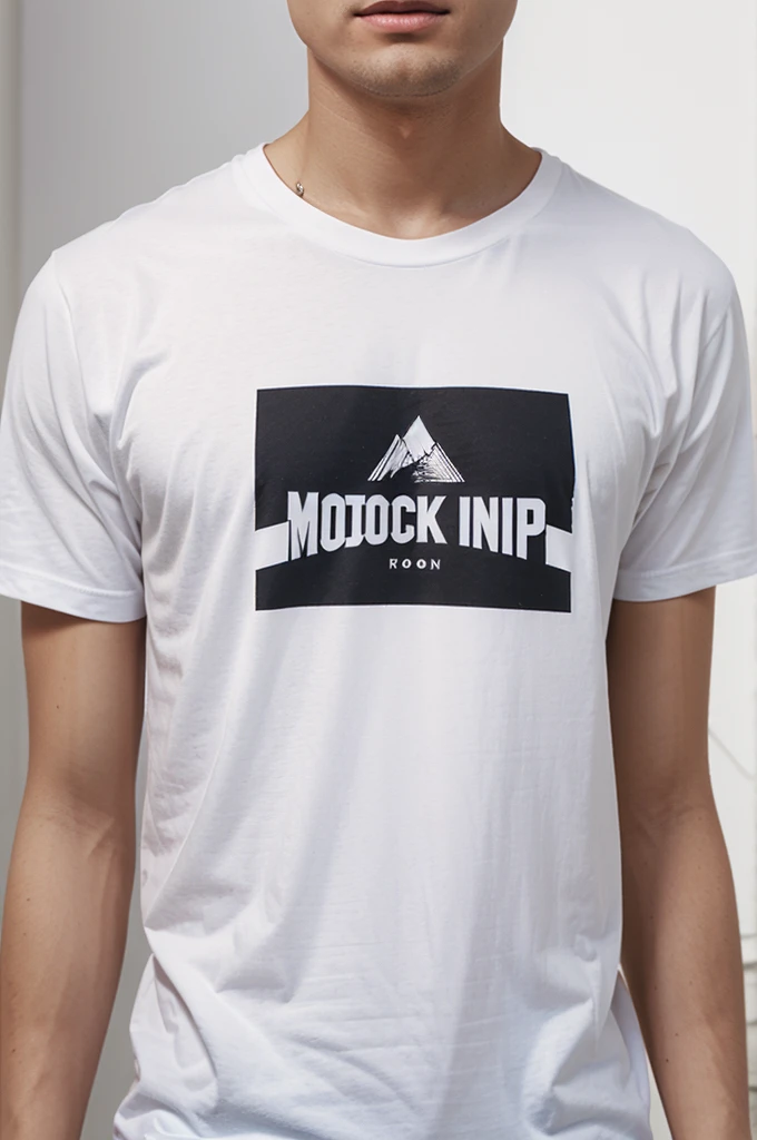 Mockup template with t-shirt