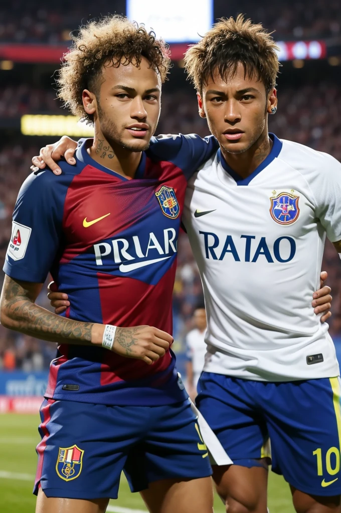 neymar and pele playing together