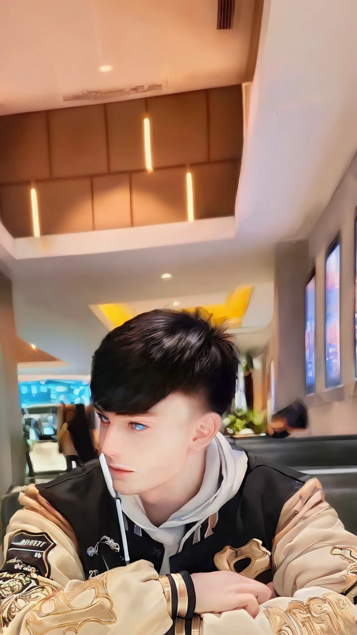 masculine male, masterpiece ,((perfect eyes)) best quality,(semirealism:1.9), beautiful lighting,(extremely detailed CG unity 4k fhd wallpaper), High Detail, Sharp focus,dramatic outdoors, 1 boy , 19 years old, blue eyes , smile