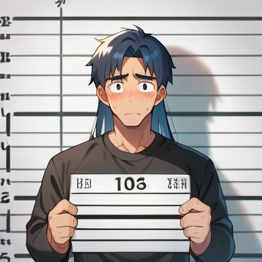 score_9, score_8_up, score_7_up, score_6_up, score_5_up, score_4_up, BREAK, source_cartoon, source_anime, cute capybara  blush, holding sign, mugshot, sad, looking at viewer, long hair   
  cute capybara