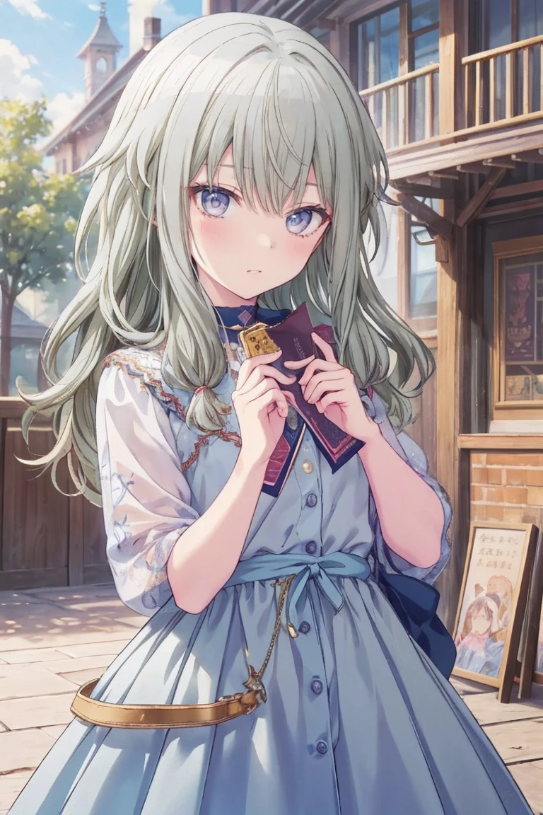 masterpiece、Best image quality、最high quality、、Girl、 Cute pose, masterpiece, Anime art style, Cute moveost detailed, high quality、Shiny Hair、Very fine and beautiful bright eyes、nose blush、Very detailed, clear and beautiful face, Awards, (((Anatomically correct))、Cowboy Shot