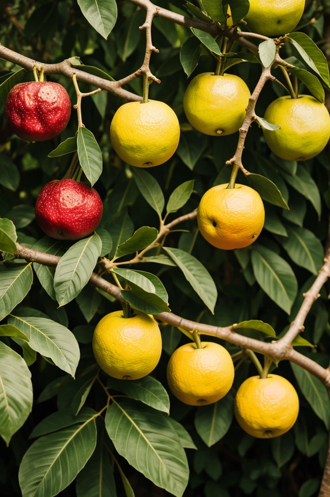 The ripening process of a fruit