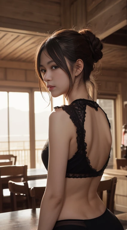 1 girl,from behind, backshot,(looking back), from below, doggystyle,see through panties,detailed face,detailed eyes,
(8k, Super Hi-Res, Top Quality, Masterpiece: 1.2), (Photorealistic: 1.4), Super Detail, professional lighting, depth of field,