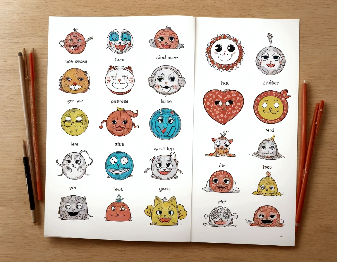 Create a print with a funny quote in a fun font, complemented by small icons or related drawings