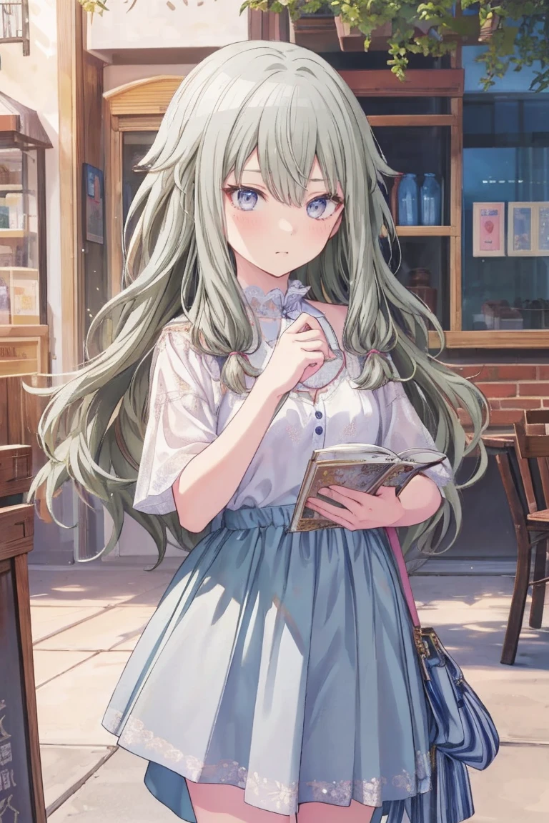 masterpiece、Best image quality、最high quality、、Girl、 Cute pose, masterpiece, Anime art style, Cute moveost detailed, high quality、Shiny Hair、Very fine and beautiful bright eyes、nose blush、Very detailed, clear and beautiful face, Awards, (((Anatomically correct))、Cowboy Shot