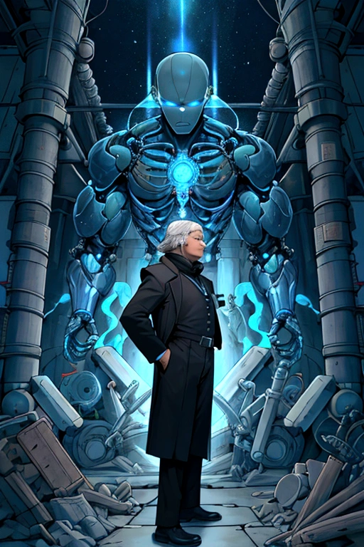 "The Machine Man" es un concepto filosófico desarrollado por Julien Offray de No Mettrie en su obra "The Machine Man", published in 1747. No Mettrie, a French philosopher and doctor, argues in this text that human beings are essentially complex machines, whose thoughts and feelings can be fully explained through physiology and body mechanics, without the need to resort to metaphysical or spiritual concepts.in "The Machine Man", No Mettrie sostiene que la mente y el cuerpo no son entidades separadas, but the mind is a product of the functioning of the body. This materialist approach was controversial at the time., since it challenged the religious and dualistic ideas that predominated, especially those defended by René Descartes, who saw the mind and body as different substances.Algunos puntos clave del argumento de No Mettrie incluyen:Radical Materialism: Everything that exists is matter and mental functions can be explained by the operations of the brain and nervous system..Mechanical Determinism: Human actions are determined by the laws of physics and chemistry, similarly to any other machine.Criticism of Religion and Metaphysics: No Mettrie rechaza la necesidad de un alma inmaterial o de un dios para explicar la existencia y el funcionamiento humano.Influence of Medicine and Biology: As a doctor, No Mettrie basa muchos de sus argumentos en observaciones fisiológicas y en los avances científicos de su tiempo.La visión de No Mettrie de los humanos como máquinas tuvo un impacto duradero en el pensamiento filosófico y científico, anticipating developments in psychology, neuroscience and the theory of evolution. His work remains an important reference point in the history of materialism and naturalism..