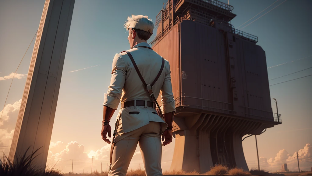 - animated movie: Scene heading to Tesla and Edison&#39;s company arriving at New York Harbor. Crowded streets in New York, And Tesla standing in front of the Edison company.