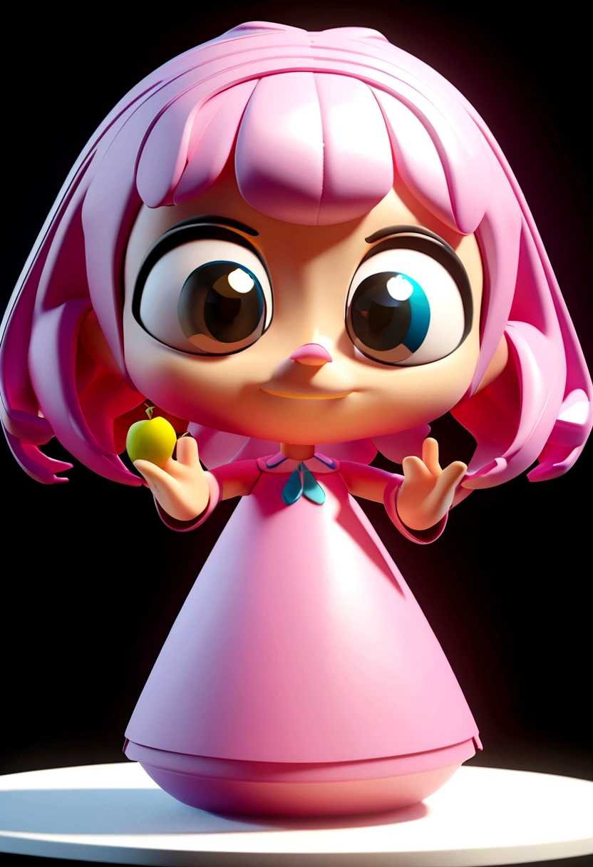 Cartoon character of a woman, Holding a basket of fruit, com avental, animation character, stylized character, animation style rendering, 3d stylized, Arnold Maya rendering, Stylized 3D rendering, toon render screenshot, 3d character, 3d character, Stylized 3D rendering, 3D character rendering, cartoon character, Personagem de close up, character posing, (Pixar-style) (master part:1.2) (bokeh) (best qualityer) (skin detailed) (detailed texture) (8K) (Argilla) (cinematic lighting) (sharp focus