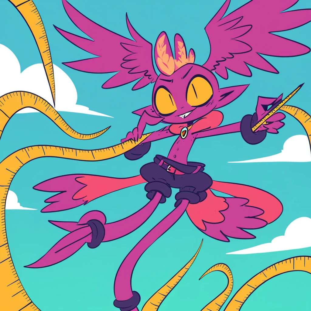 Forte, Ruler of the Skies in tentacle michael deforge art style