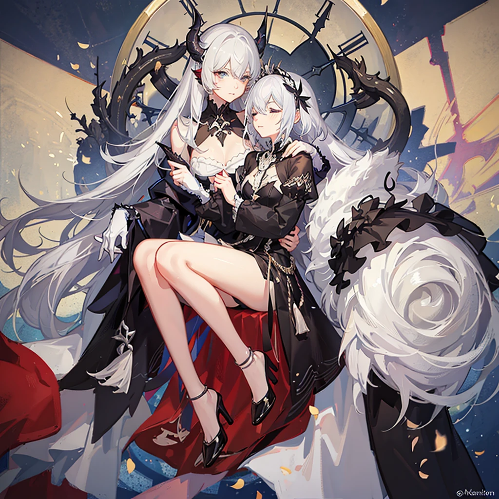 4 legged beast without eyes tender white hair