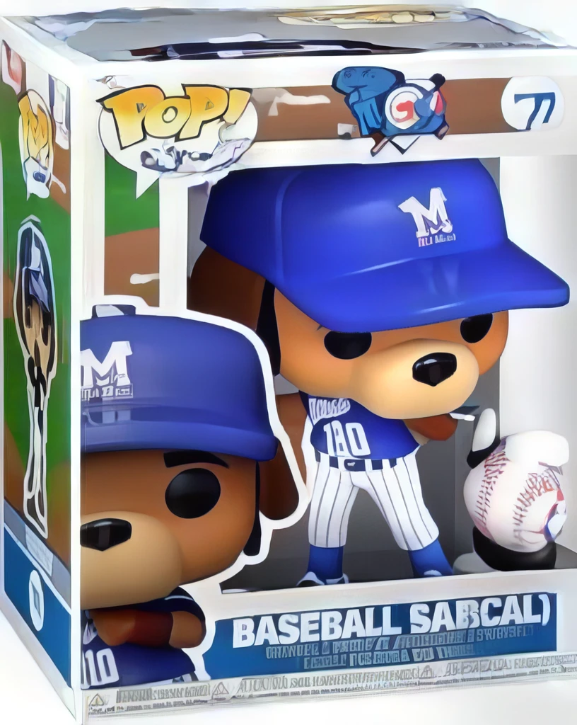 Wearing a baseball cap、Cartoon Dog Holding a Baseball Bat, centerede, centerd, CG Render, center, Cinematic, cartoon network stillframe, Official Fan Art, Created with Illustrator, Official Art, wallpaper!, centerframe, Sports team mascots, center of image, CG Nation, Coherent makeup, character, Games and Clocks, Cel shade!!!