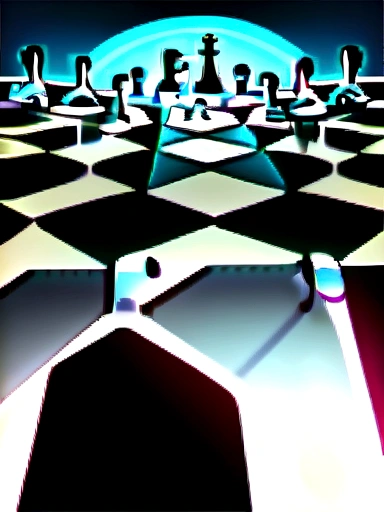 Chess, king with two pawns