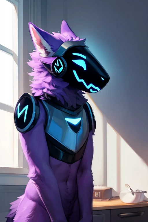 ,(((purple fur light blue eyes and mouth for body protogen with a black chest plate with his mouth wide open and it has a human standing up inside of his mouth, vore, ))) , looking at viewer , big chest , day, , sensual, detailed, uploaded to e621, beautiful and detailed portrait of an anthropomorphic , (((male))) uploaded to e621, zaush, foxovh, movie lighting, thicc, alone, detailed, 8k res, hires, detailed eyes, good anatomy, good perspective, towards viewer, by bebebebebe, by sicklyhypnos, by gerkk, by orf, nice hands, perfect hands, happy, romantic, ray tracing lighting, rtx on, By Bebebebebe, by SpiritD, by KOBITOWANI, best quality, masterpiece, perfect anatomy, detailed picture)), 1femboy,