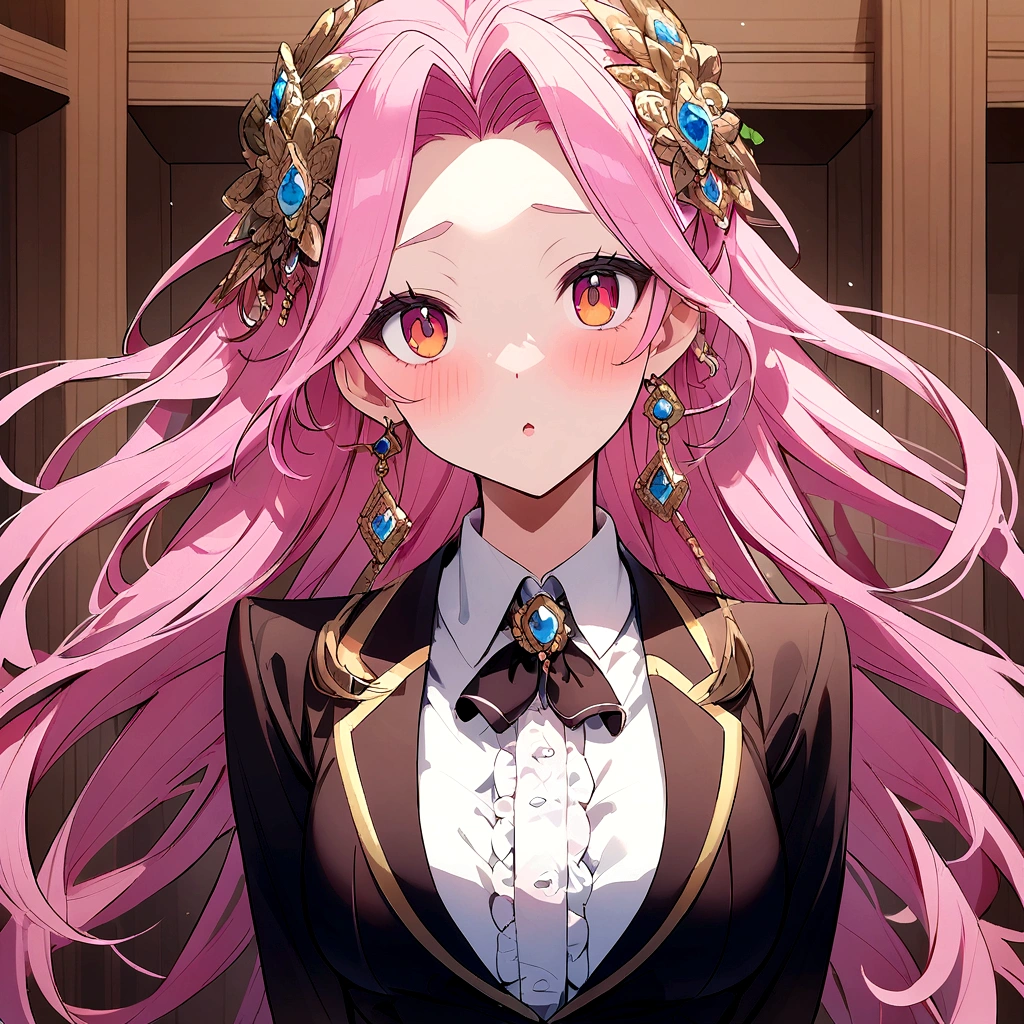 Cat Lawyer Lawsuit Courtroom、Pink hair