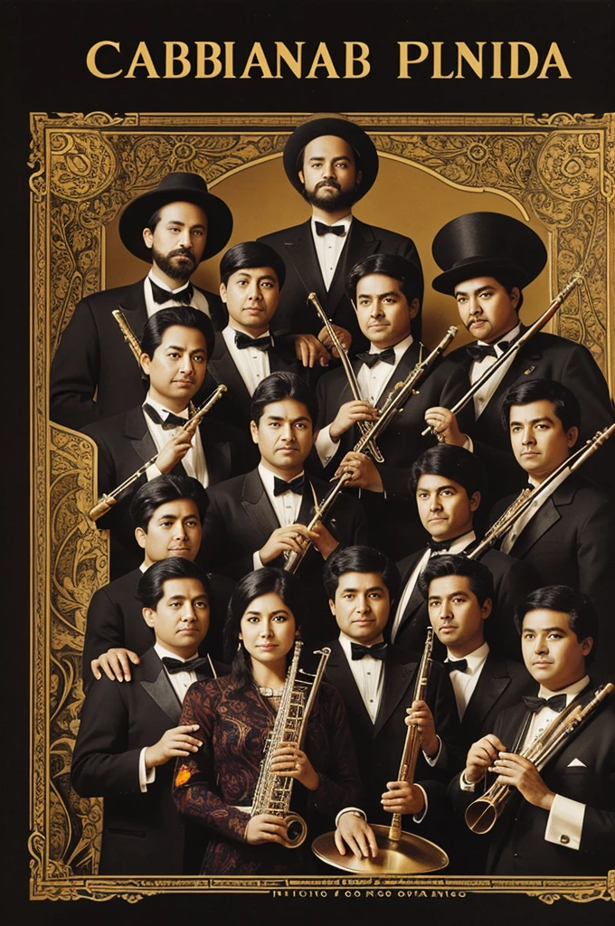 An album cover by a traditional flute music band called Cañabrava