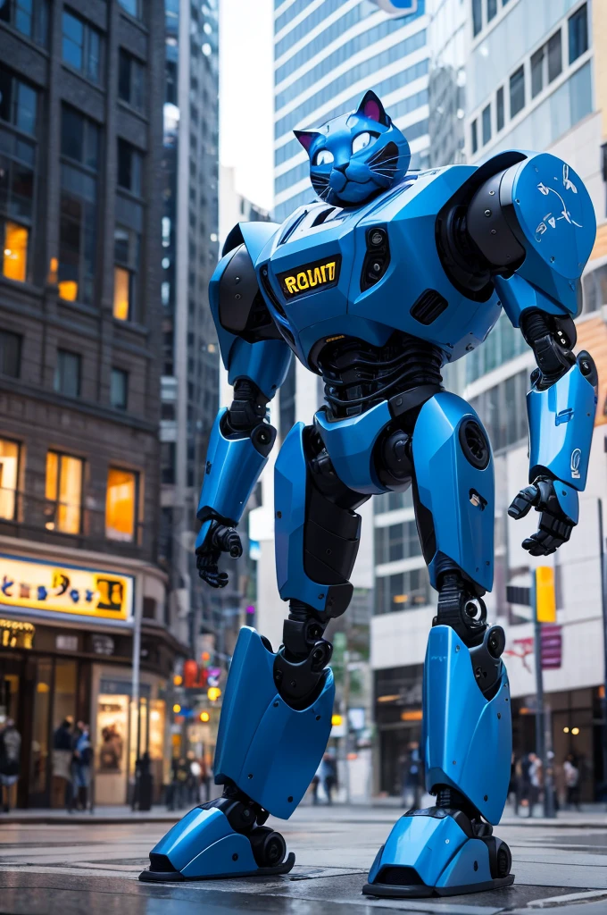 Robot Blue Cat