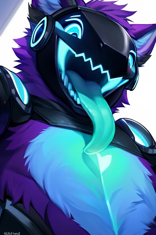 ,(((macro in size, super wide open mouth, vore, tongue out, mouth wide open, purple fur light blue eyes and mouth for body protogen with a black chest plate with his mouth wide open and macro vore , vore, mouth wide open))) ,  looking at viewer , big chest , day, , sensual, detailed, uploaded to e621, beautiful and detailed portrait of an anthropomorphic , (((male))) uploaded to e621, zaush, foxovh, movie lighting, thicc, alone, detailed, 8k res, hires, detailed eyes, good anatomy, good perspective, towards viewer, by bebebebebe, by sicklyhypnos, by gerkk, by orf, nice hands, perfect hands, happy, romantic, ray tracing lighting, rtx on, By Bebebebebe, by SpiritD, by KOBITOWANI, best quality, masterpiece, perfect anatomy, detailed picture)), 1femboy,