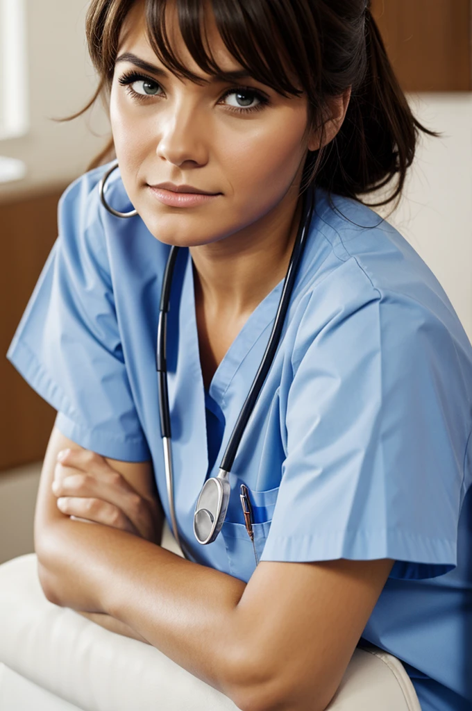 A tired nurse