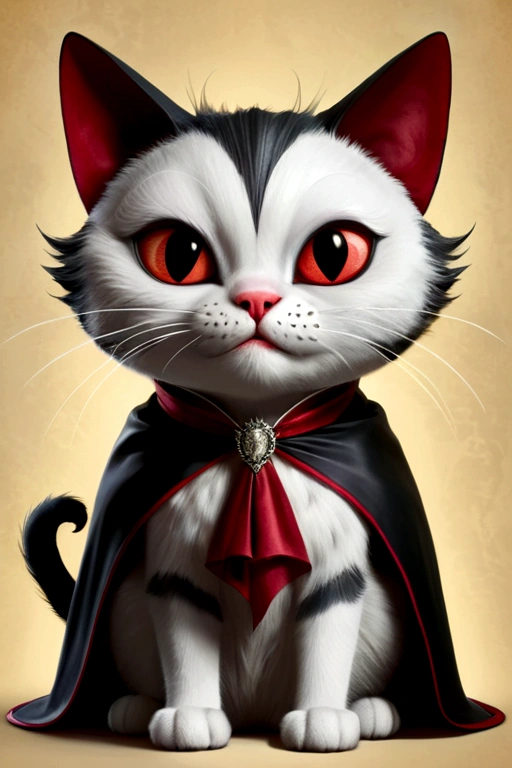 "Count Catula" appears to be a playful or fictional concept, likely combining the traits of a cat and a vampire count, reminiscent of characters like Count Dracula. This character might be depicted with a mix of feline features and classic vampire aesthetics, such as fangs, a cape, and an aristocratic demeanor. It could be used in various forms of media, such as books, cartoons, or even Halloween costumes, providing a humorous or whimsical take on the vampire lore by blending it with the charm of a cat. 

Would you like a detailed description, a short story, or some other creative content related to Count Catula?