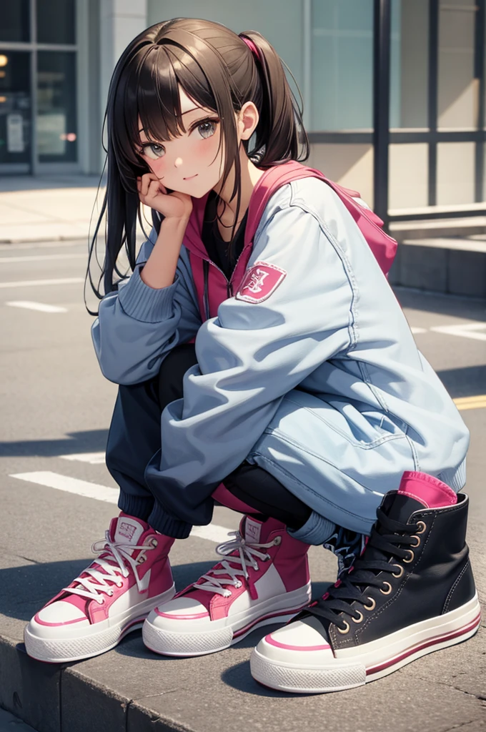 high tops, 1girl