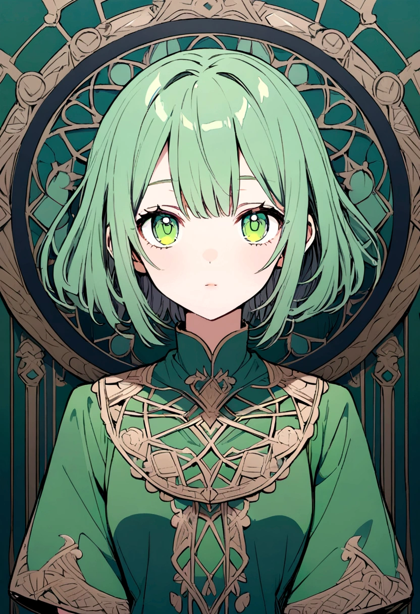 clear green eyes