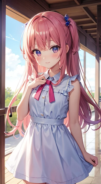 Cute Anime Girl, With an innocent face 