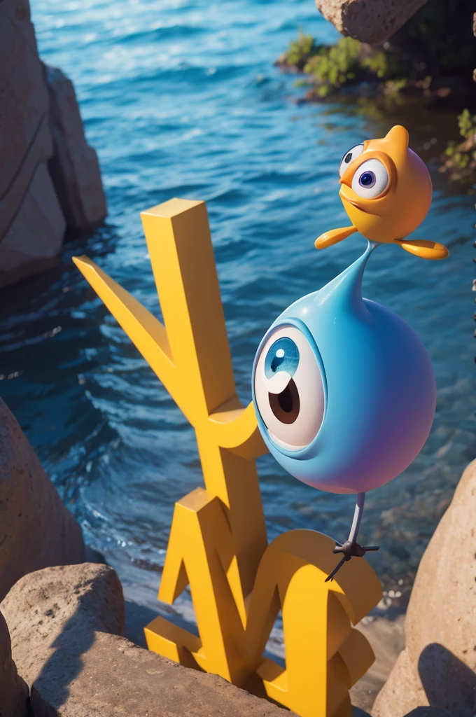 pixar's insider mind.and one with pink hair,and yellow skin,she will be holding books.and she will be happy