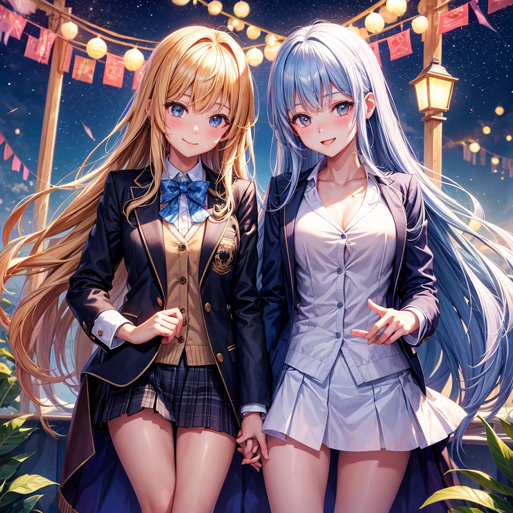 best quality,,smile,blazer,swimsuit,nepal,middle School girlultiple girls are depicted,harem,idol group,starry sky background,photo shoot,long hair,wearing a cardigan,beautiful girlの国,girl's paradise,highest quality,,leather jacket,happy girl,horny girl,eyes,perfect face,standing position,She has her bangs down,fur jacket,Beautiful eyes,smooth hair,perfect eyes,beautiful girl,Angel Girl,multicolored hair colors,naughty girl,beautiful,High-dimensional beautiful girl,Multidimensional beautiful girl,gathering,Group、,classroom,School,