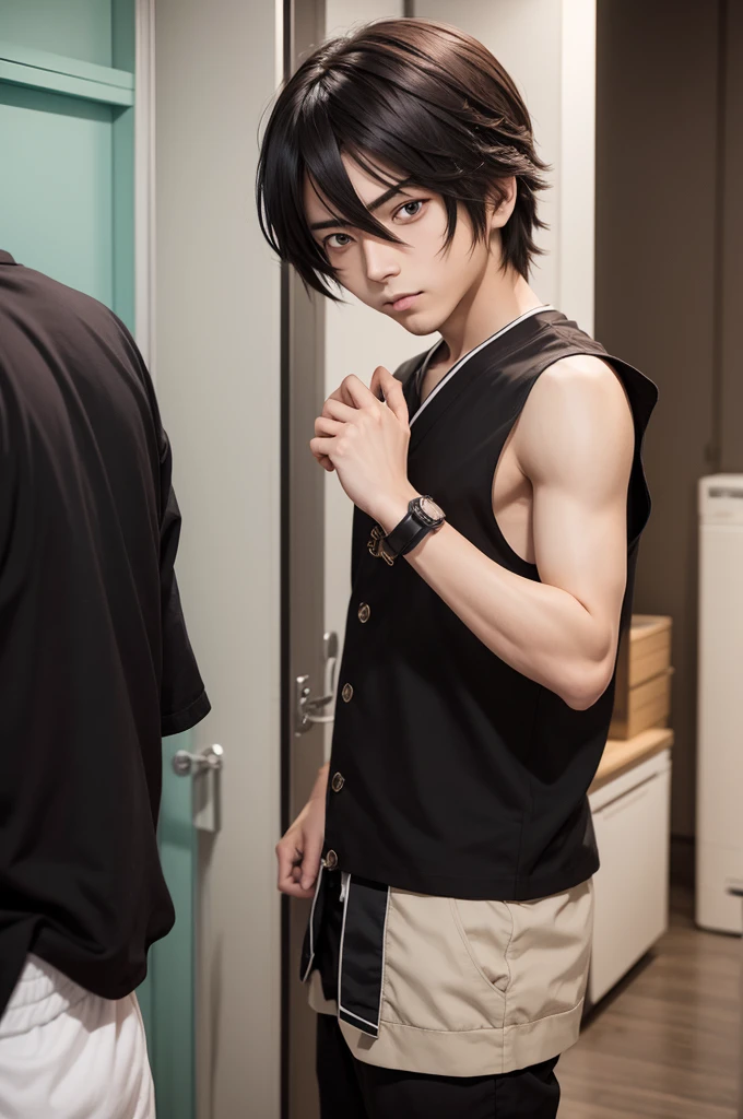Combination between two anime characters, one mitoriya, the other kazuma