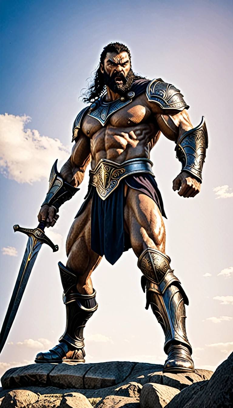 Goliath with sword