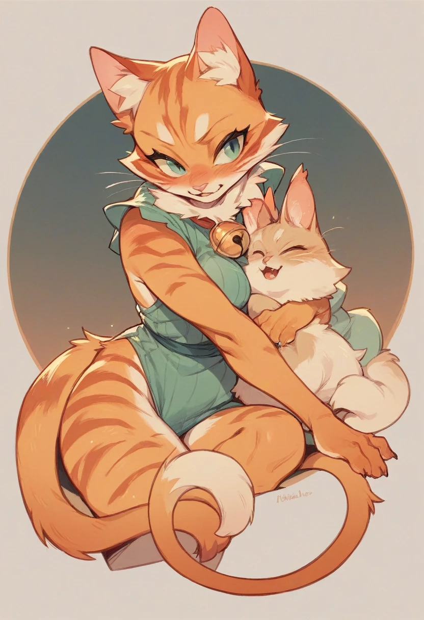 an orange cat
