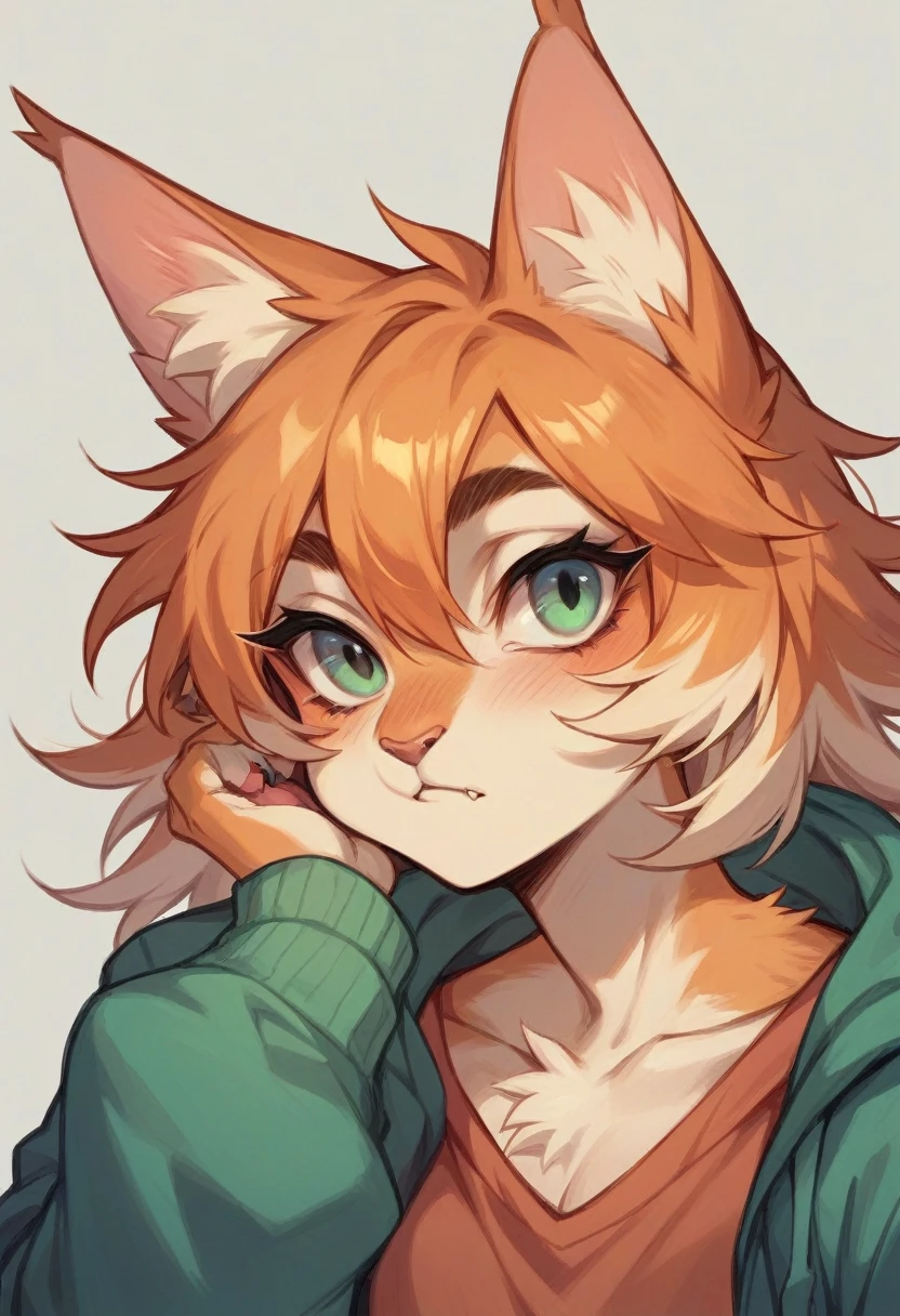 an orange cat 