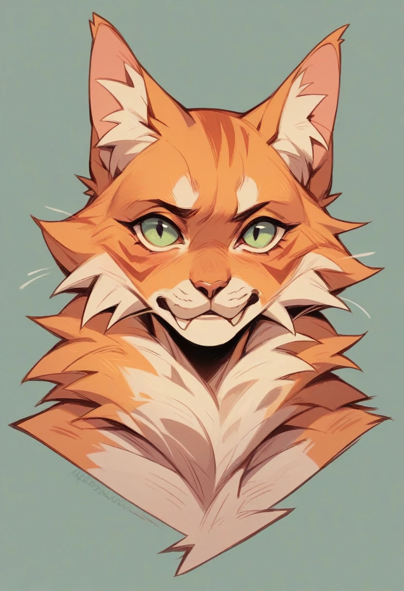 an orange cat 