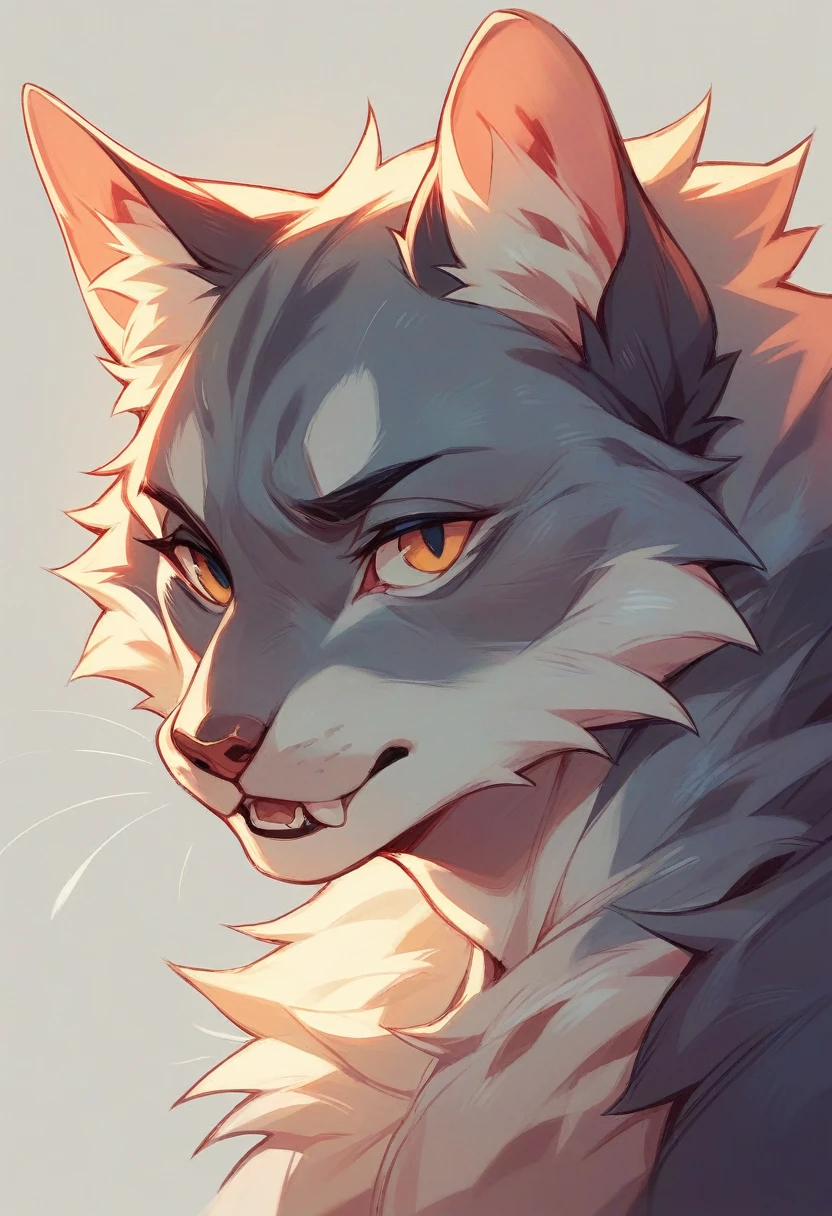 fluffy cat
