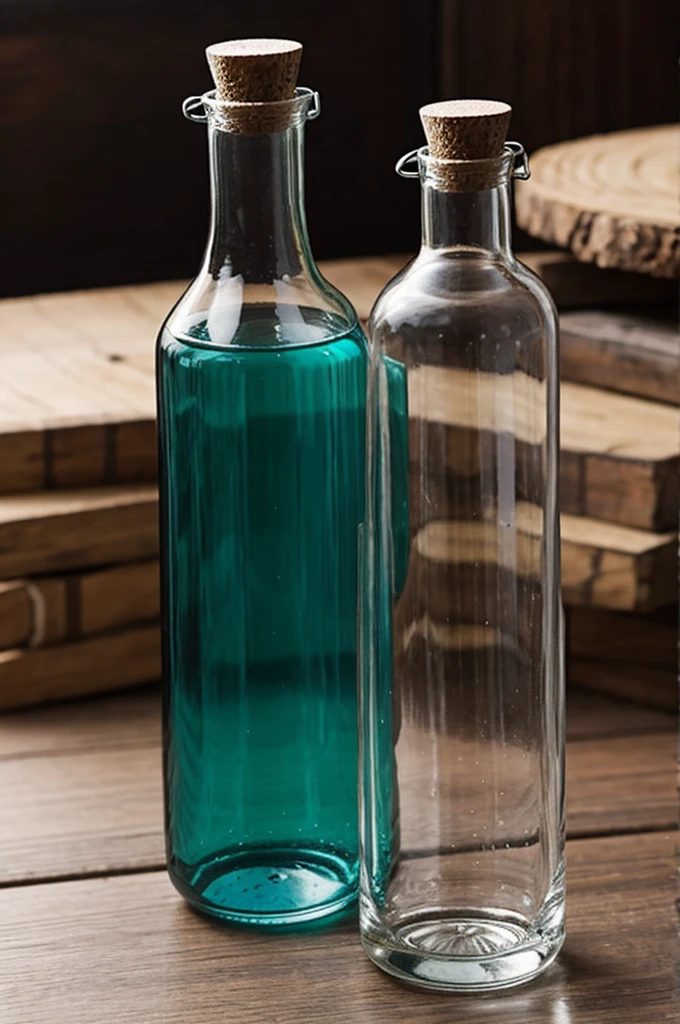 Cut glass bottle