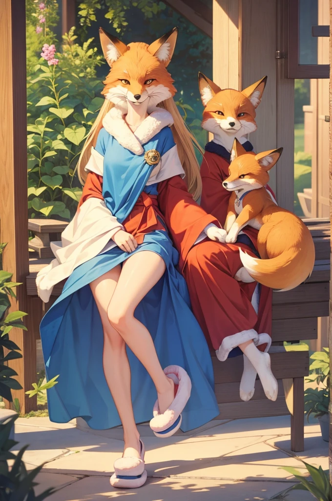 fox slippers
