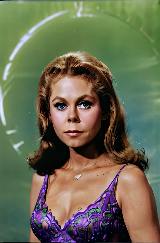 Elizabeth Montgomery as the sorceress in the TV series