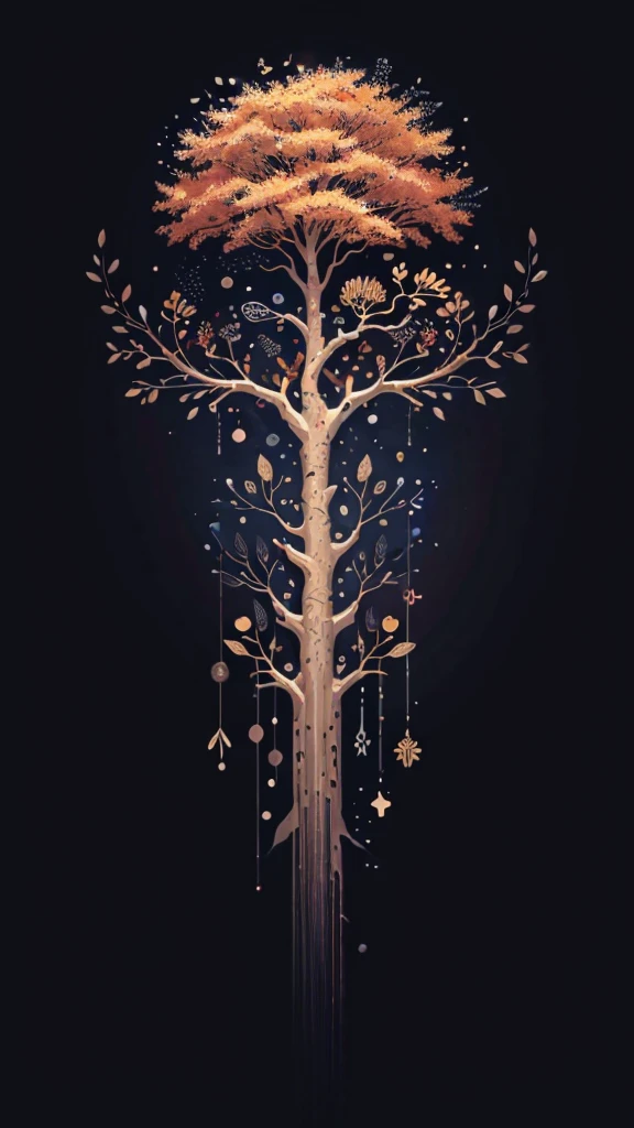 circular tree,four seasons,spring,summer,autumn,winter,leaves,roots,branches,trunk,ornate border,decorative,digital illustration,artwork,movement,time,swirling background,dark background,vibrant colors,natural,life cycle,growth,change,nature,life,peace,harmony,spirituality,symbolism,digital art,illustration,painting,graphic design,art,design,digital media,online art,visual art,fine art,fantasy