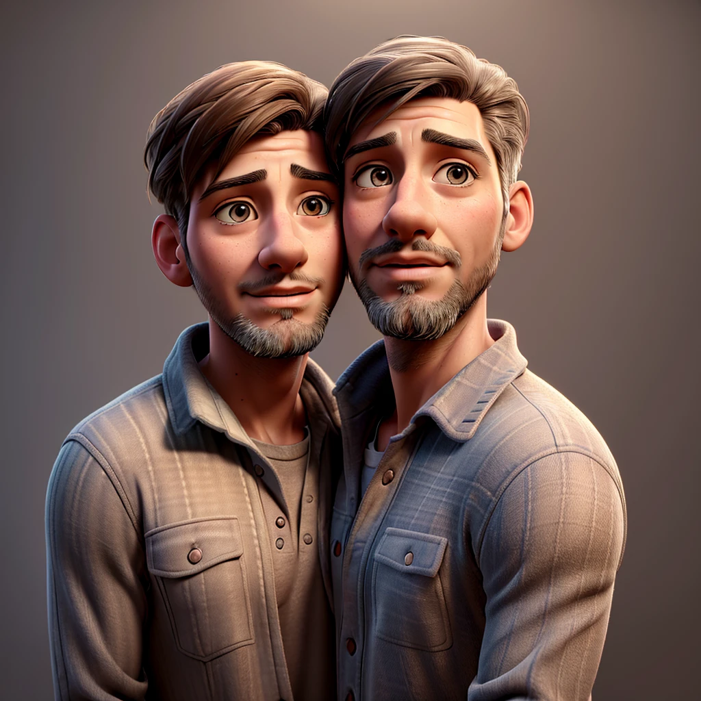 realistic digital painting, a father and son, father and son, beautiful detailed eyes, beautiful detailed lips, extremely detailed eyes and face, long eyelashes, warm embrace, tender moment, soft lighting, intimate portrait, emotive, emotional, deep affection, loving relationship, family bond, pencil sketch style, charcoal sketch, ink wash, traditional art medium, dynamic composition, chiaroscuro lighting, muted color palette, subtle textures, masterpiece, high quality, 8k, photorealistic, ultra-detailed, intricate details