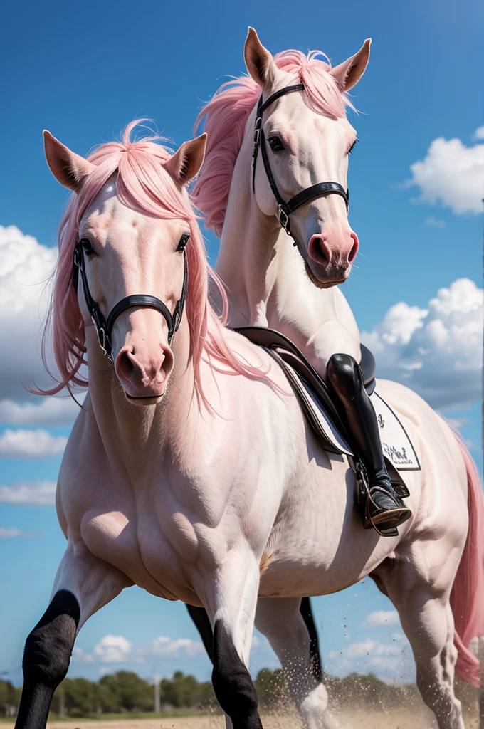 pink horse