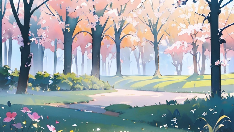 (highest quallity、high resolution、work of art)、(Art Anime 4K)、(photorrealistic)、((beautiful landscape photography))、((Beautiful sensual girl with , close up))、(perfectbody) cinema lighting、ray tracing、smooth light、Celtic landscape on a misty morning、Create a magical scene in a misty meadow on a calm morning、Draw delicate, blurred strokes、place々flowers bloom、(Sargent style watercolor)、(Edmundo Leighton style)、