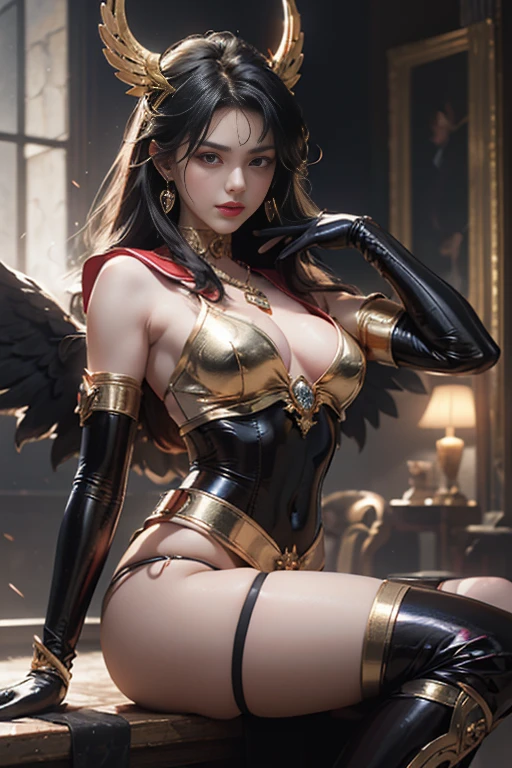 nude,nude,elegant,Tabletop, full: 1.5, stand, 8K, Browsing Caution, nude,.3d, Realistic, Ultramicrograph, Highest quality, 超詳細CG Unity 8K壁紙, Intricate details, (1 female), 18-year-old, Shining deep red front mini skirt: 1.4,Showing panties?Show your ass?(Same 1, headgear, Sailor Mars: 1.2, Meshonf), Incredibly straight purple-black hair: 1.2, Beautiful straight long hair shines: 1.2, Sailor Warrior Uniforms, Showing panties,((The purple ribbon in the center of the chest is very large.: 1.4, Gold headdress on forehead: 1.5, Please wear red gloves on your elbows.: 1.1, Shining deep red,Paired with gorgeous gold accents: Enamel Long Knee High Boots: 1.3, Deep crimson collar,,,,,,, Bright crimson sailor collar, White latex long gloves,Decorated luxurious gold color: 1.3, There is a big red ribbon on the back of the waist.: 1.1, Red Necklace, Look sexy and bold, Red star Earrings)),
Very long hair, Parted bangs,(Captivating smile, Very beautiful face, Facial details: 1.5, Bright purple eyes, Beautiful Face, Beautiful Eyes, Shining Eyes, thin lips: 1.3, thin, sharp, thin眉毛, Long, black eyelashes, double eyeshine gold jewelry, Huge white wings, toned and muscular, 筋肉stomach筋, Small Face, Huge breasts, Perfect proportions, thin waist, Sexy model posing, Visible pores, Perfect hands: 1.5, ,Showing panties 8 posture, Octane Rendering, A very dramatic picture, Strong natural light, sunlight, Exquisite lighting and shadows, Dynamic Angle, Digital SLR, sharp focus: 1.0, Ensure maximum clarity and a clear spatial background, Dynamic flames on the background, Burning Man々: 1.2, fireball, Spark of Light, Dynamic Frame, Burning Hair, Dynamic Frame, God of War, moonlight, moon, Dynamic Background, Detailed Background),Sit, Spread your legs, panties, 白いpanties, Super Skirt, sexy gravure, star、nude,((Realistic Light, Highest quality, 8K, masterpiece :1.3)), Frank, One girl, Beautiful woman with perfect figure :1.4, stomach
