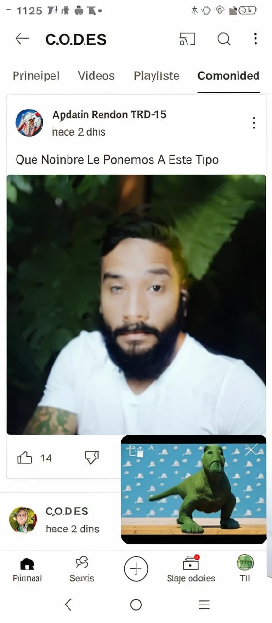 Man with green t-shirt