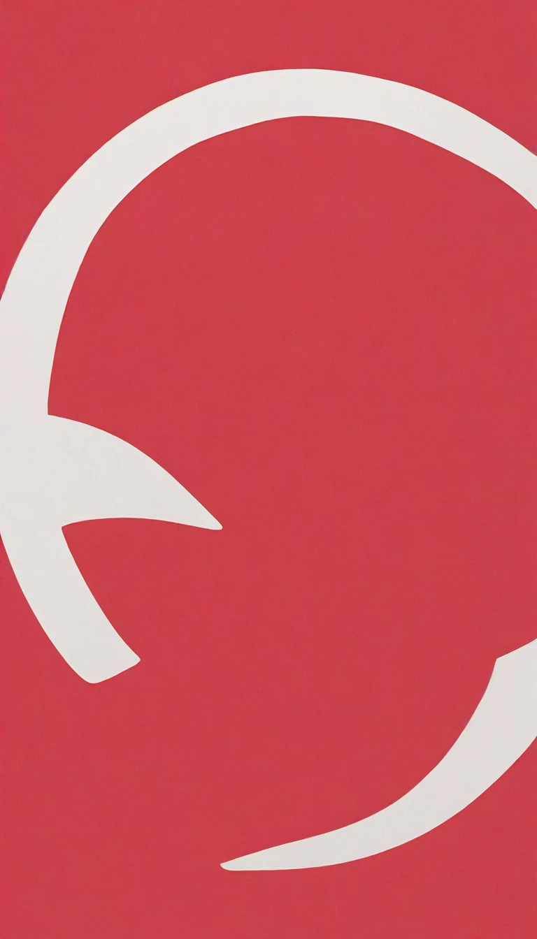 octopus logo front simple red Background is white small