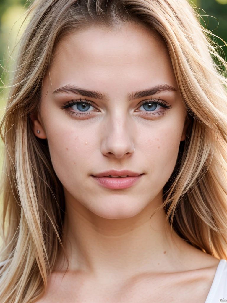 professional, (8K photo:1,1), (Focus:1,3), high detail, playful 18 year old Italian girl, (attractive young woman:1.3), (seductive:1.1), beautiful detailed face, blue eyes, blonde hair, (blushing:1.1), Beautiful young and athletic body, Beautiful breasts:1.2, face close up, light makeup